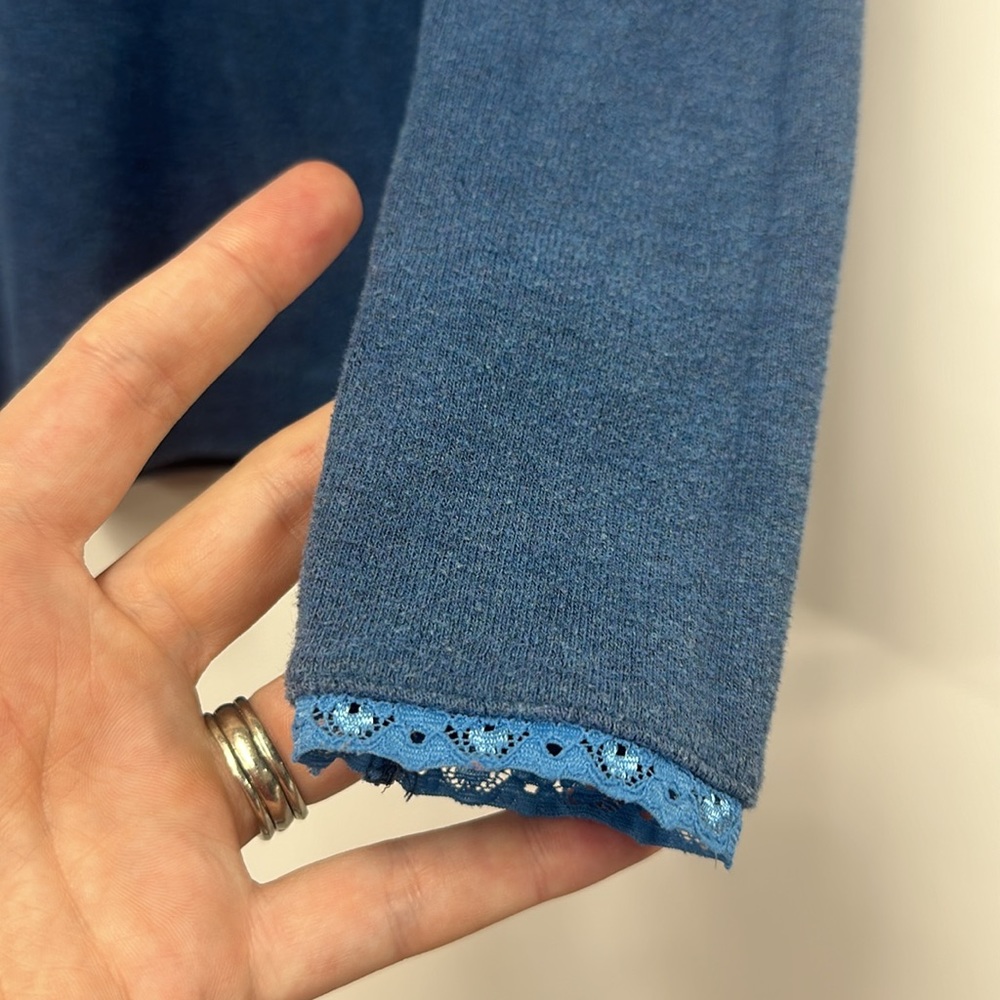 Mini Boden blue thermal long sleeve 7-8 - Picture 4 of 6